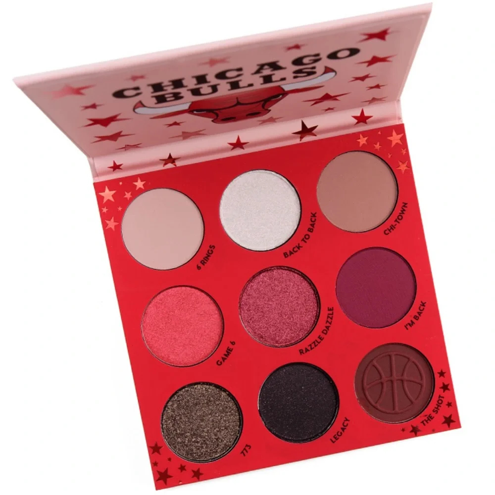 ColourPop x NBA Chicago Bulls Eyeshadow Palette LE NIB